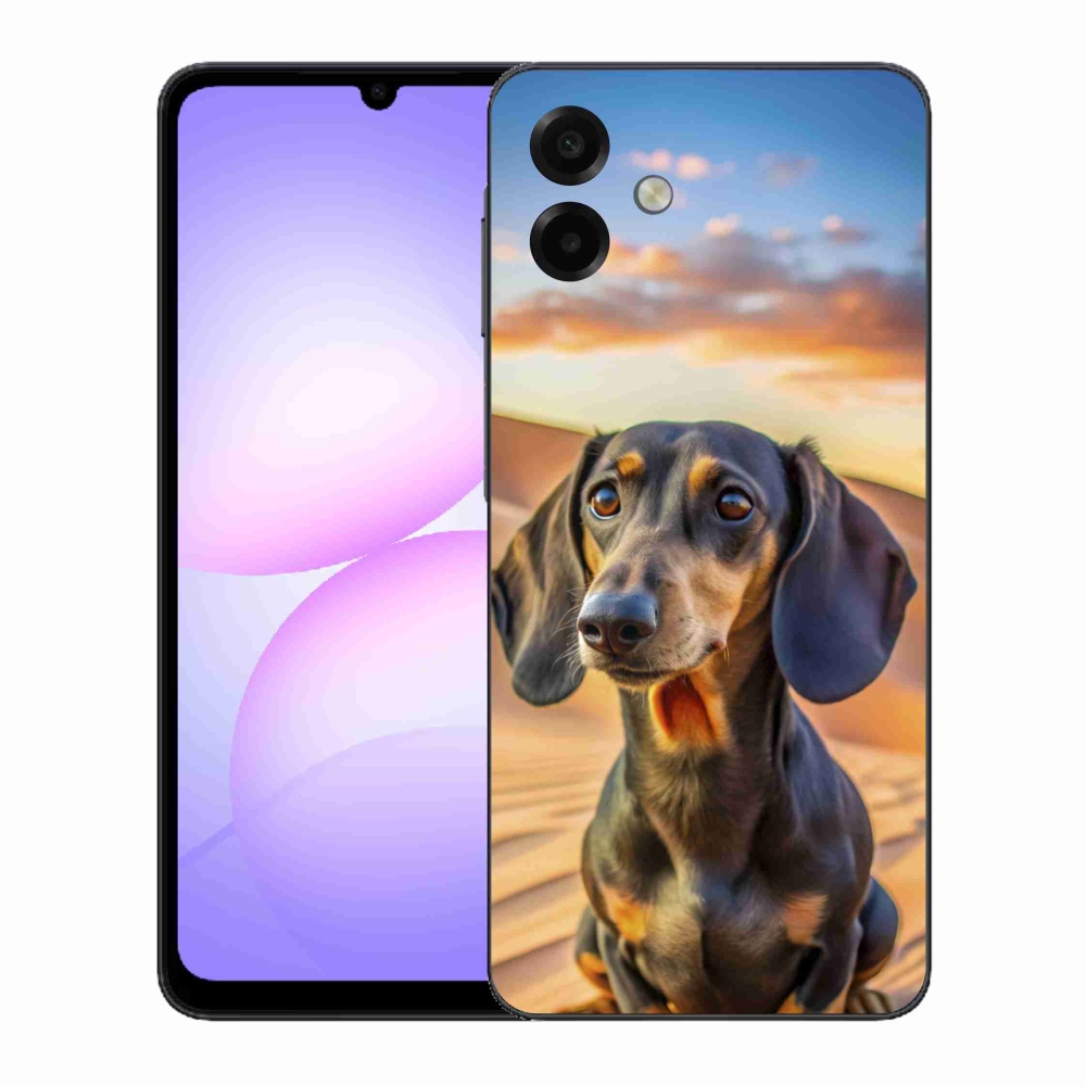 Gélový kryt mmCase na Samsung Galaxy A07 - jazvečík 3