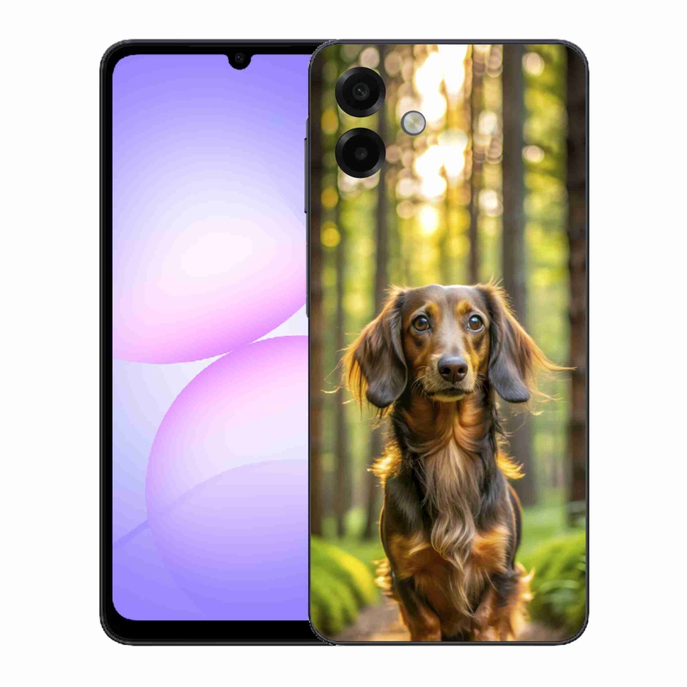 Gélový kryt mmCase na Samsung Galaxy A07 - jazvečík 4