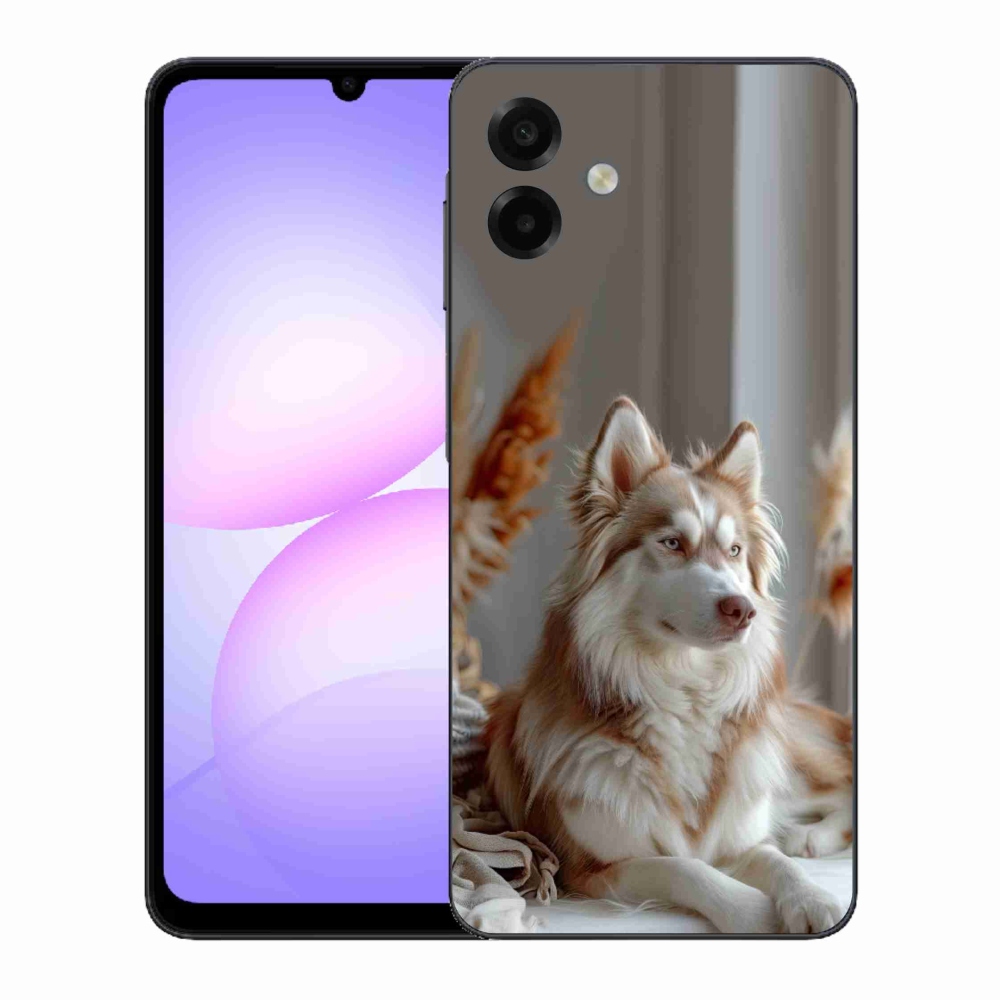 Gélový kryt mmCase na Samsung Galaxy A07 - pokojný sibírsky husky