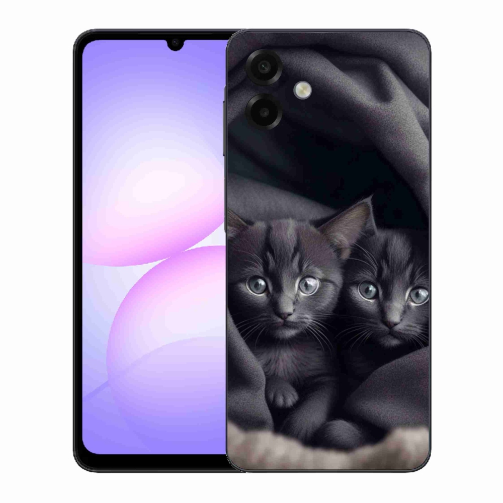 Gélový kryt mmCase na Samsung Galaxy A07 - mačacie duo