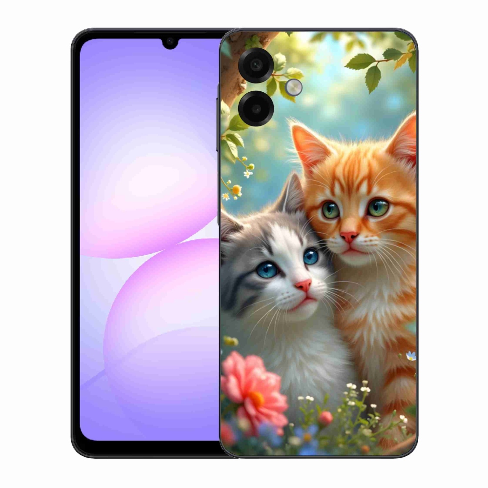 Gélový kryt mmCase na Samsung Galaxy A07 - mačacia láska 2
