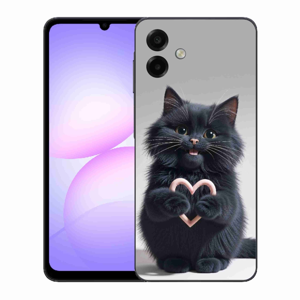 Gélový kryt mmCase na Samsung Galaxy A07 - mačacia láska 3