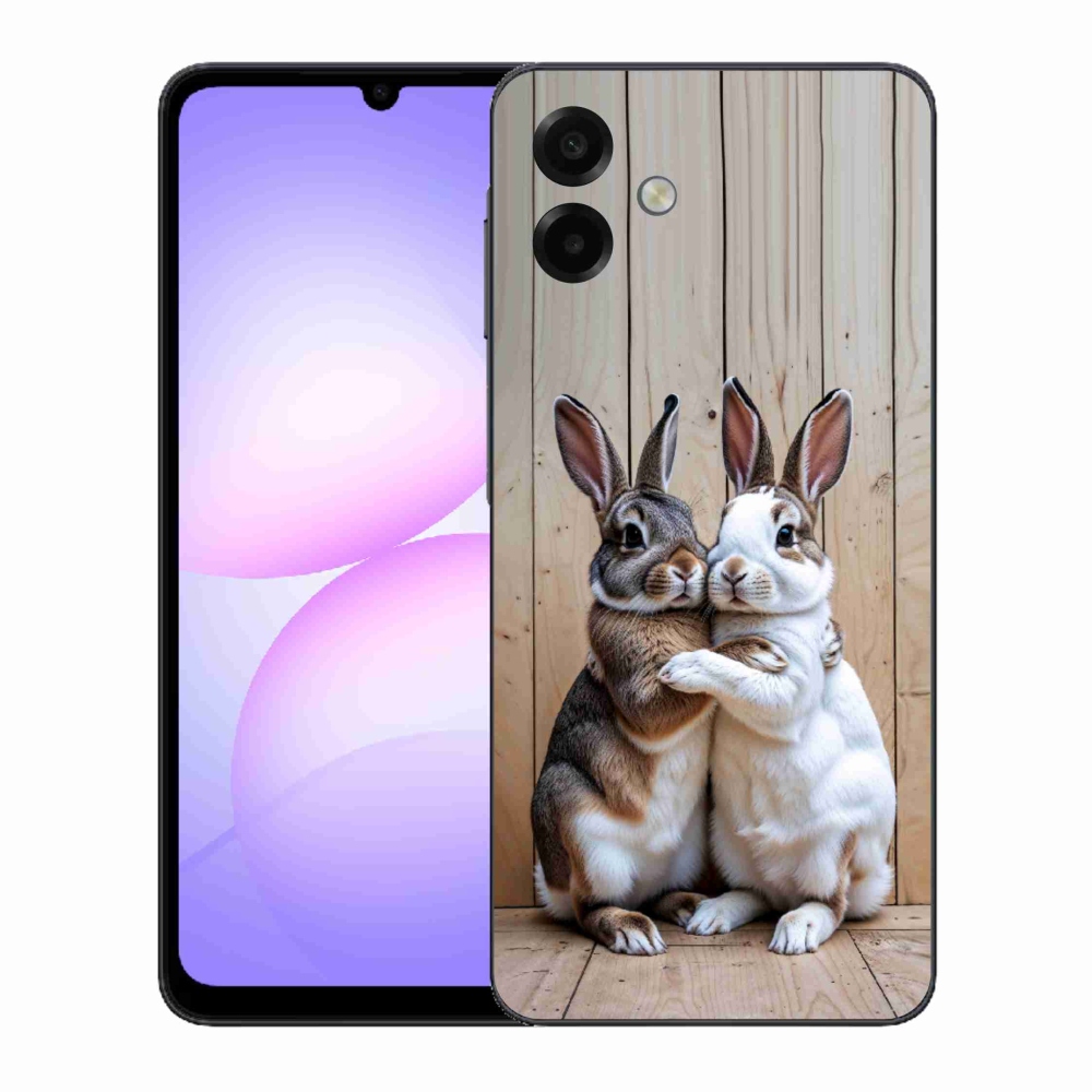 Gélový kryt mmCase na Samsung Galaxy A07 - králičie pár