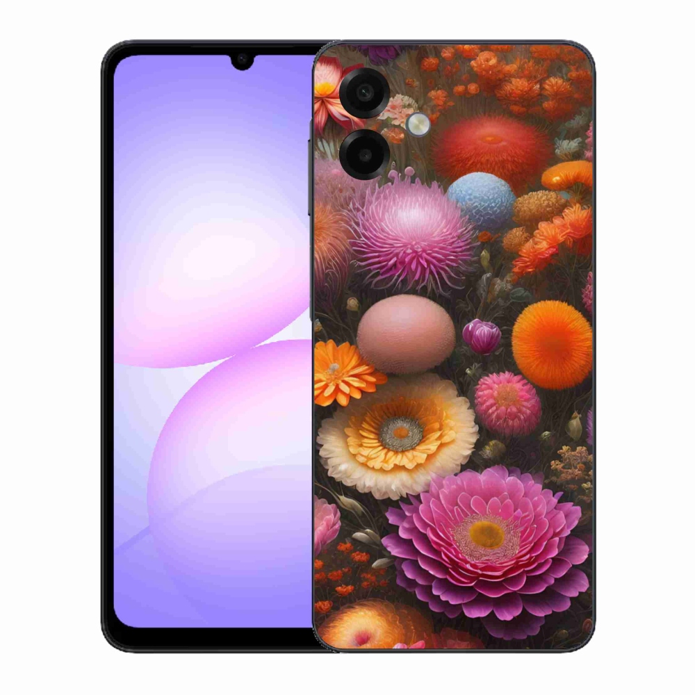 Gélový kryt mmCase na Samsung Galaxy A07 - kvetinová kompozícia