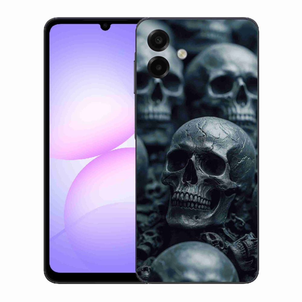 Gélový kryt mmCase na Samsung Galaxy A07 - lebka 2