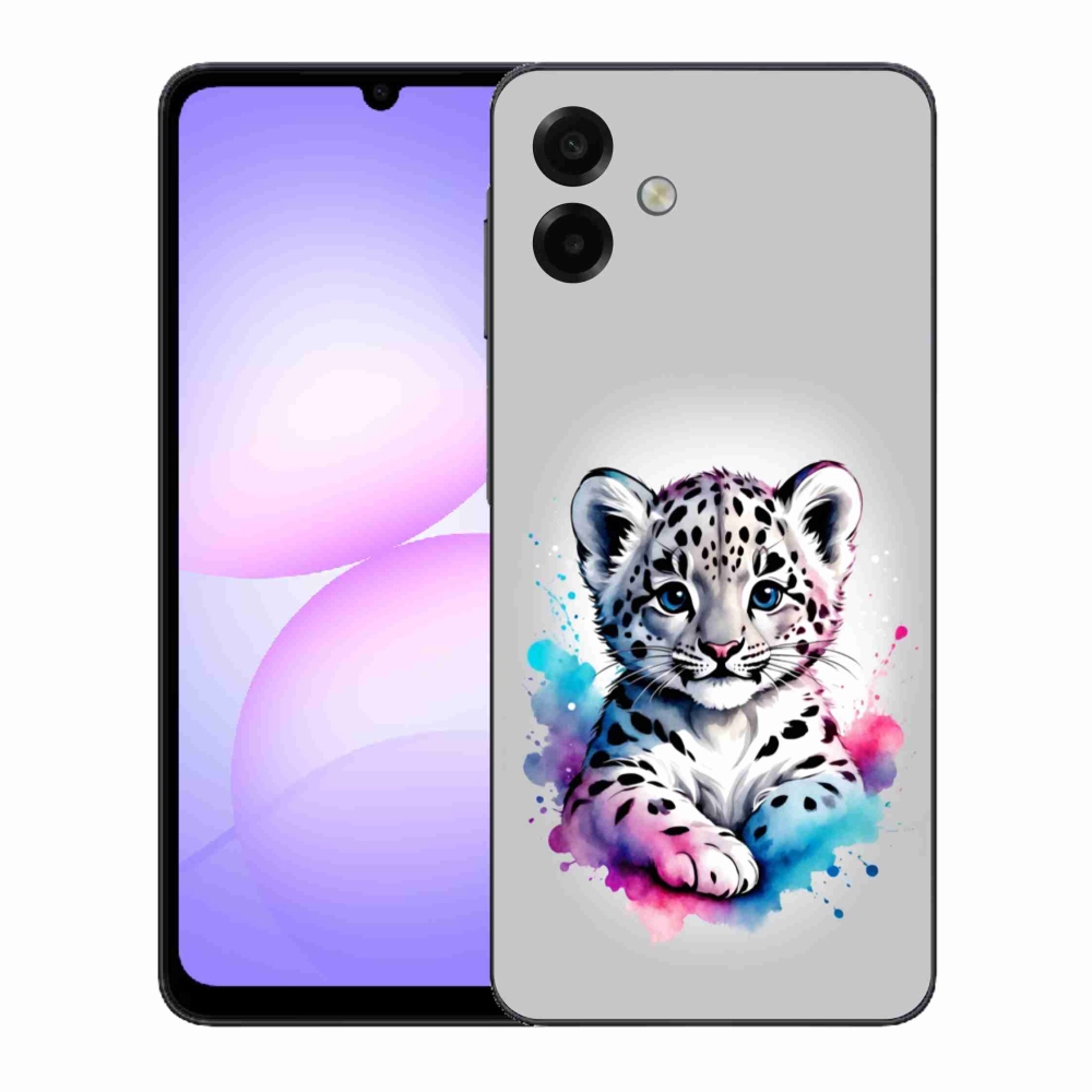 Gélový kryt mmCase na Samsung Galaxy A07 - leopardej mláďa