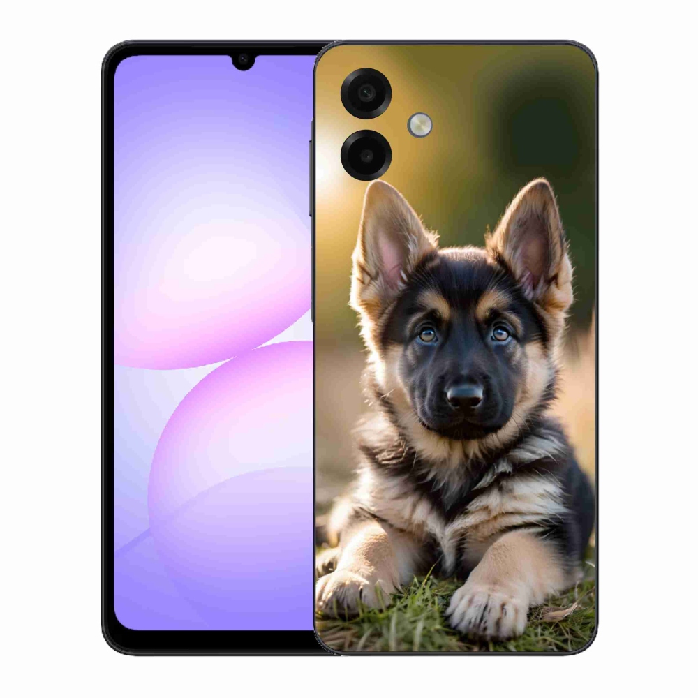 Gélový kryt mmCase na Samsung Galaxy A07 - nemecký ovčiak v prírode