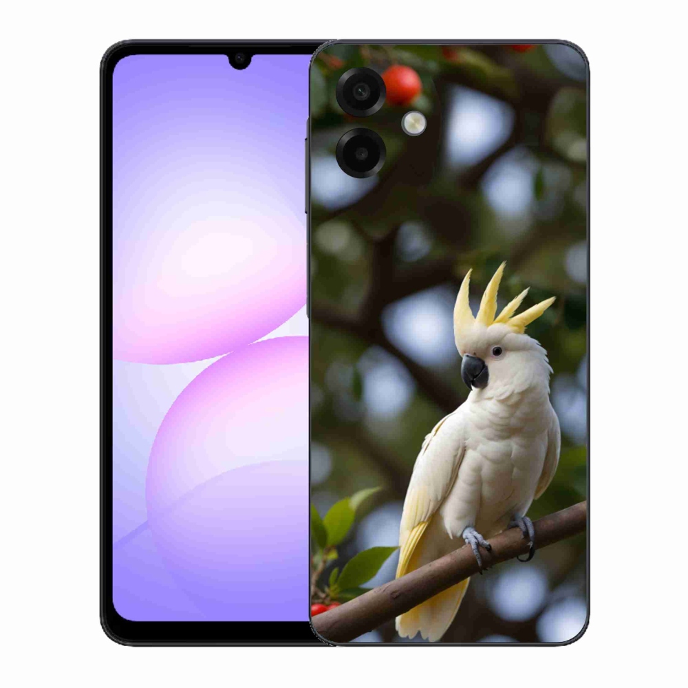 Gélový kryt mmCase na Samsung Galaxy A07 - papagáj kakadu 3