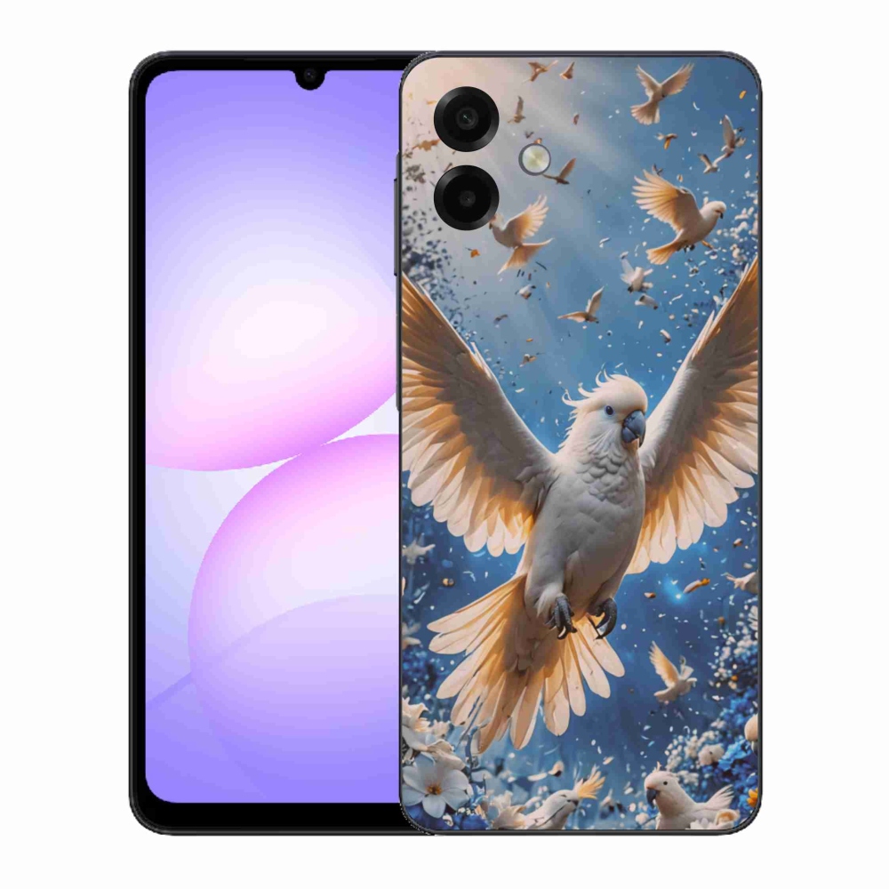 Gélový kryt mmCase na Samsung Galaxy A07 - papagáj kakadu