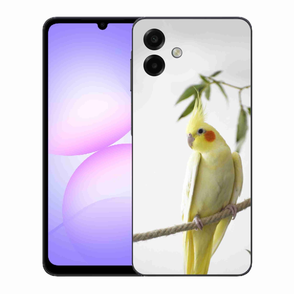 Gélový kryt mmCase na Samsung Galaxy A07 - papagáj korela chocholatá