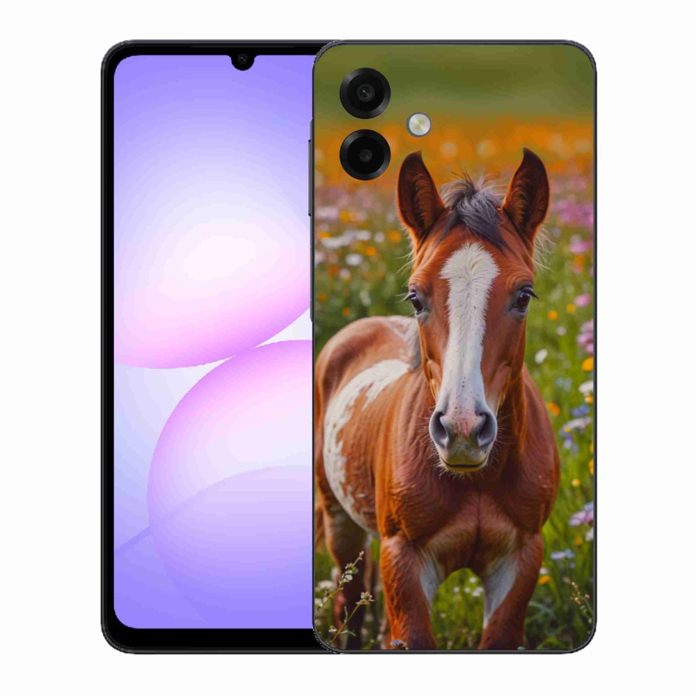 Gélový kryt mmCase na Samsung Galaxy A07 - roztomilé žriebä