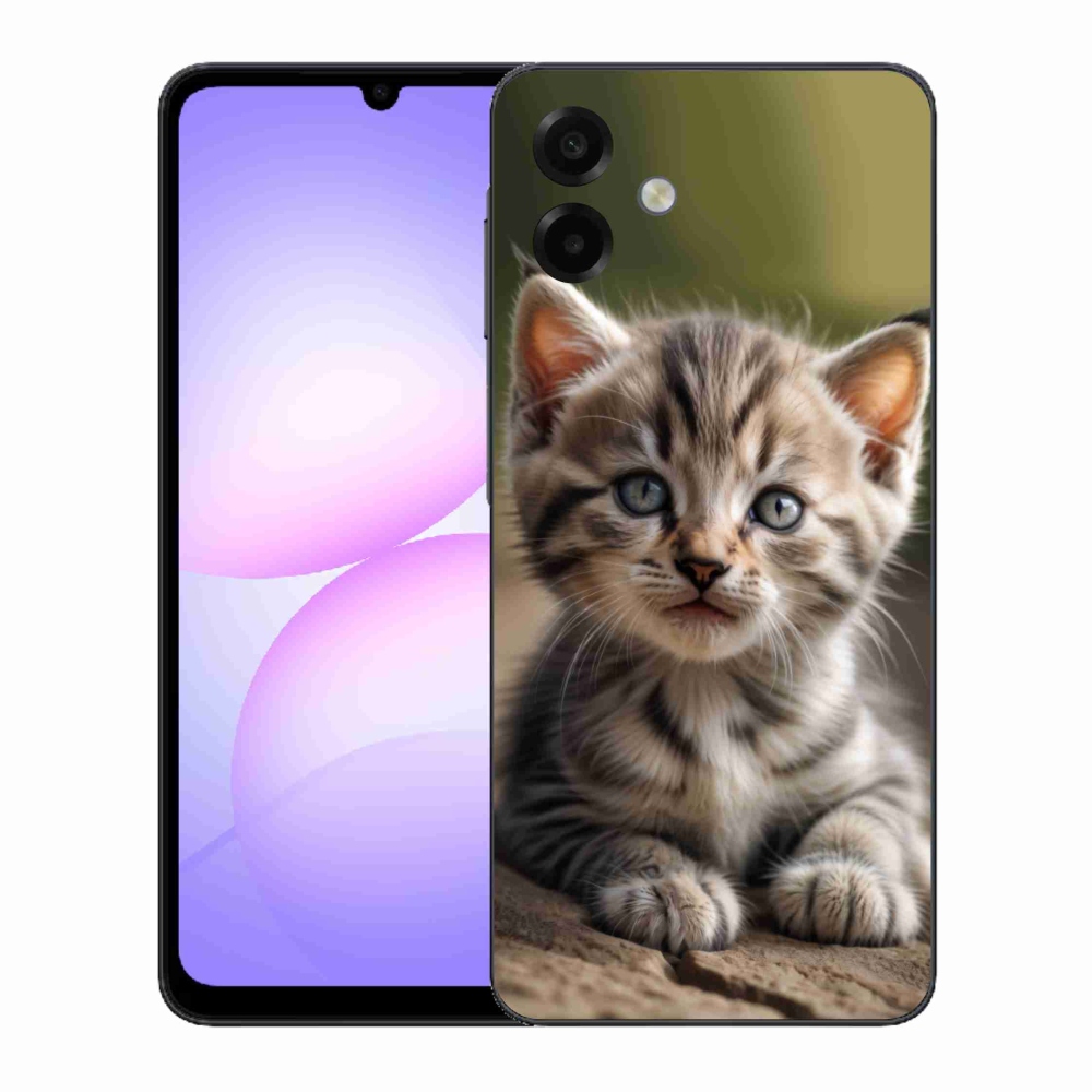 Gélový kryt mmCase na Samsung Galaxy A07 - roztomilé mačiatko 9