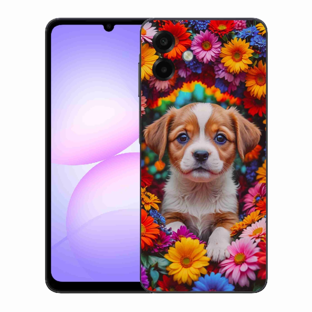 Gélový kryt mmCase na Samsung Galaxy A07 - roztomilé šteňa