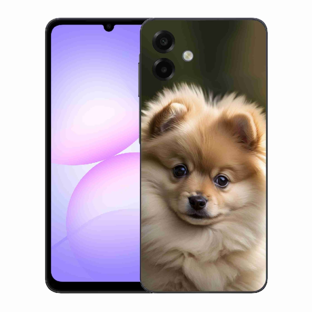 Gélový kryt mmCase na Samsung Galaxy A07 - roztomilý pomeranian 2