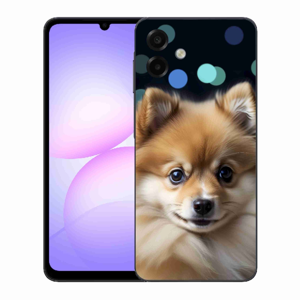 Gélový kryt mmCase na Samsung Galaxy A07 - roztomilý pomeranian