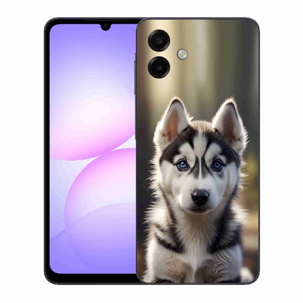 Gélový kryt mmCase na Samsung Galaxy A07 - roztomilý sibírsky husky
