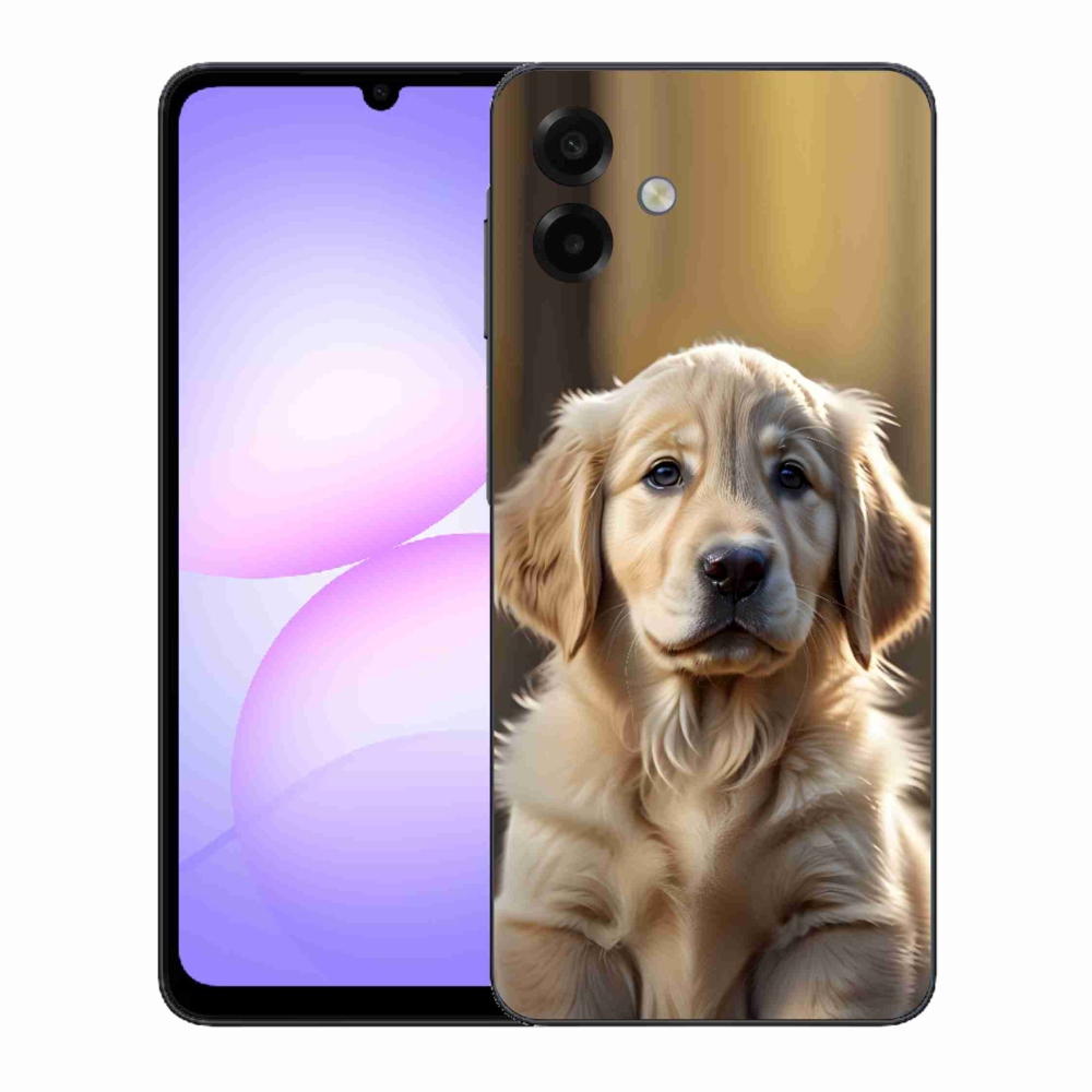 Gélový kryt mmCase na Samsung Galaxy A07 - roztomilý zlatý retriever