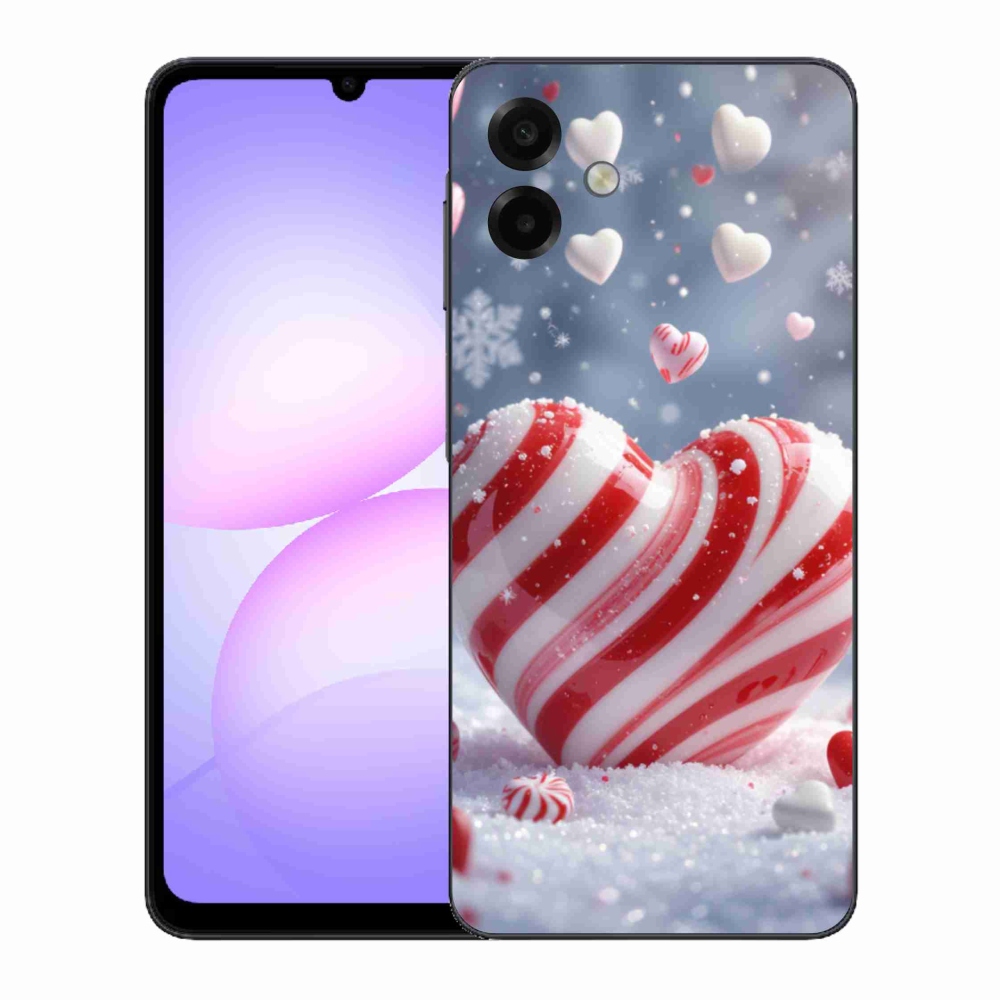 Gélový kryt mmCase na Samsung Galaxy A07 - sladké srdce