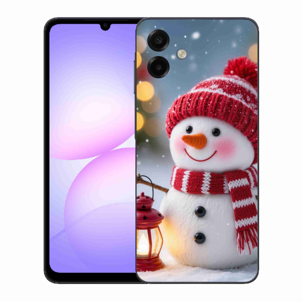 Gélový kryt mmCase na Samsung Galaxy A07 - snehuliak 2