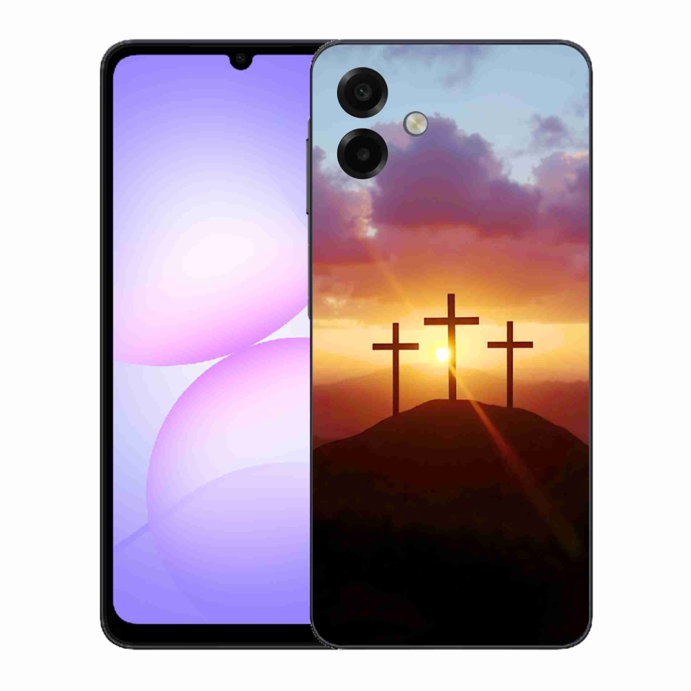 Gélový kryt mmCase na Samsung Galaxy A07 - tri kríža