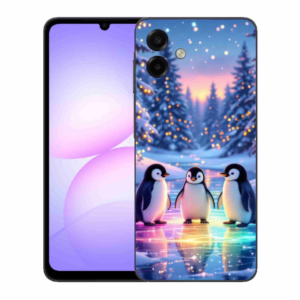 Gélový kryt mmCase na Samsung Galaxy A07 - tučniaky