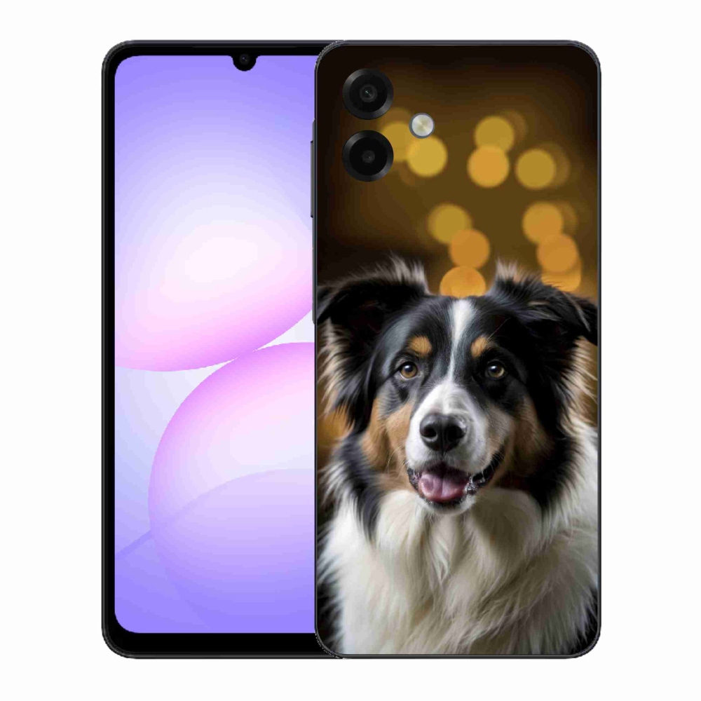 Gélový kryt mmCase na Samsung Galaxy A07 - usmievavý austrálsky ovčiak