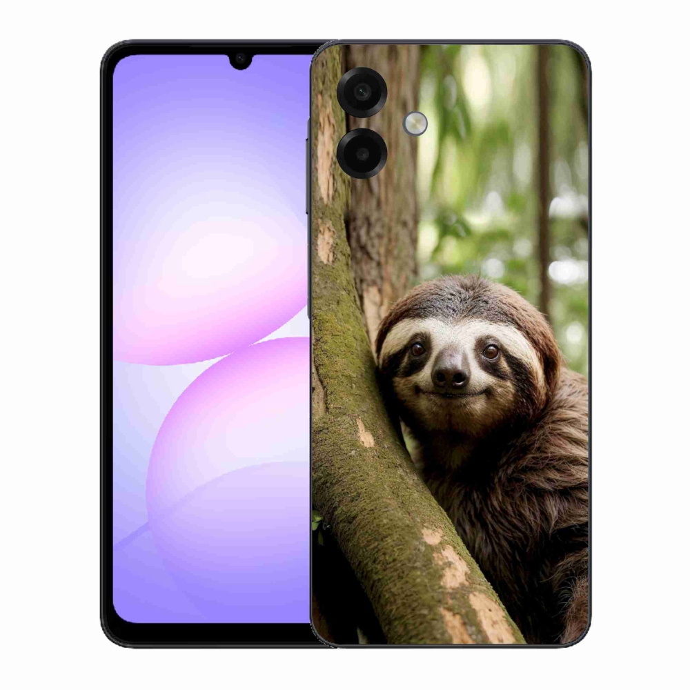 Gélový kryt mmCase na Samsung Galaxy A07 - usmievavý leňochod