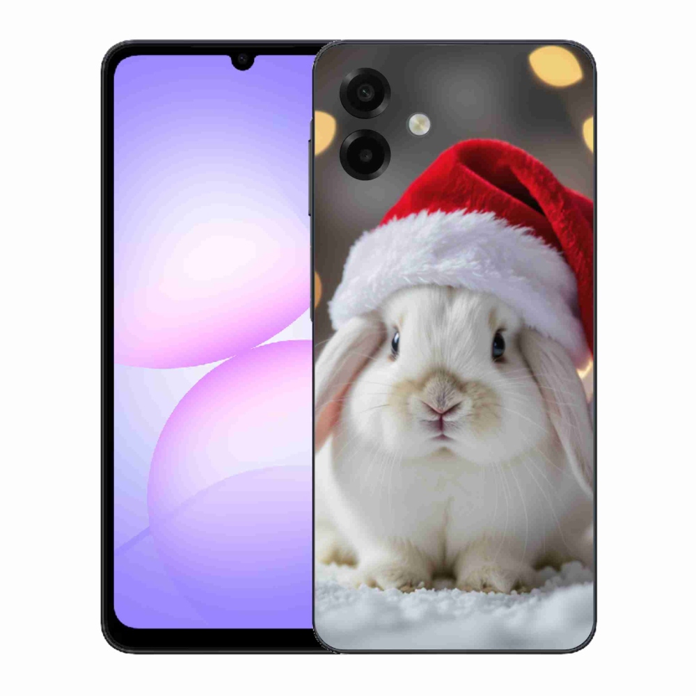 Gélový kryt mmCase na Samsung Galaxy A07 - vianočný králik