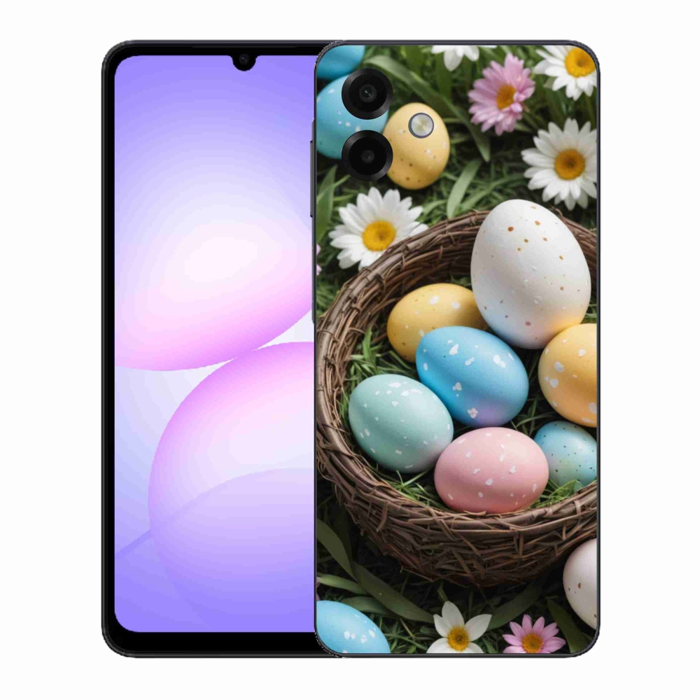 Gélový kryt mmCase na Samsung Galaxy A07 - veľkonočné vajíčka 2