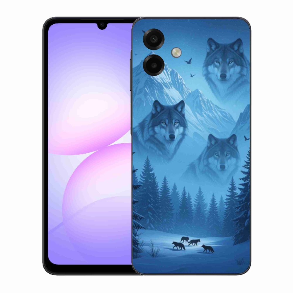 Gélový kryt mmCase na Samsung Galaxy A07 - vlčia svorka