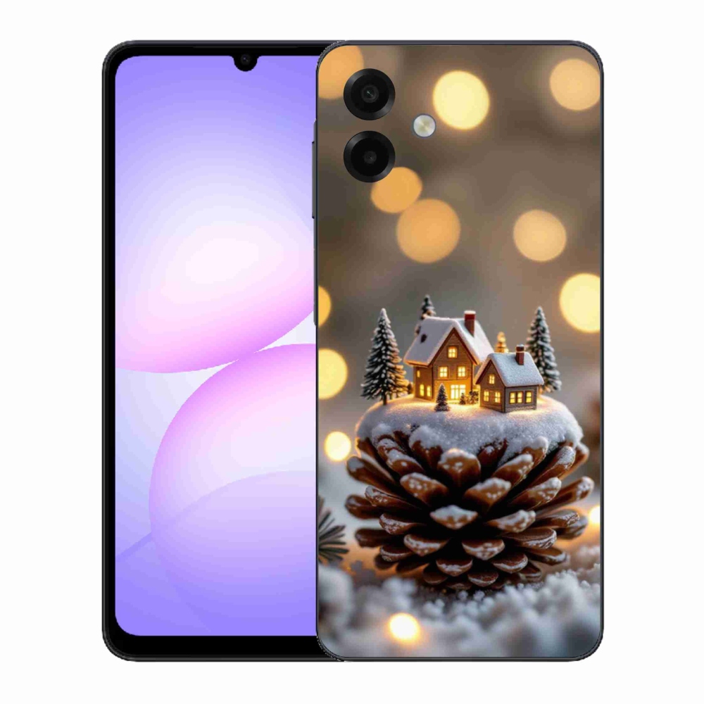 Gélový kryt mmCase na Samsung Galaxy A07 - zimná dedinka