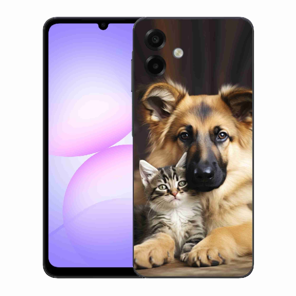 Gélový kryt mmCase na Samsung Galaxy A07 - zvieracie priateľstvo