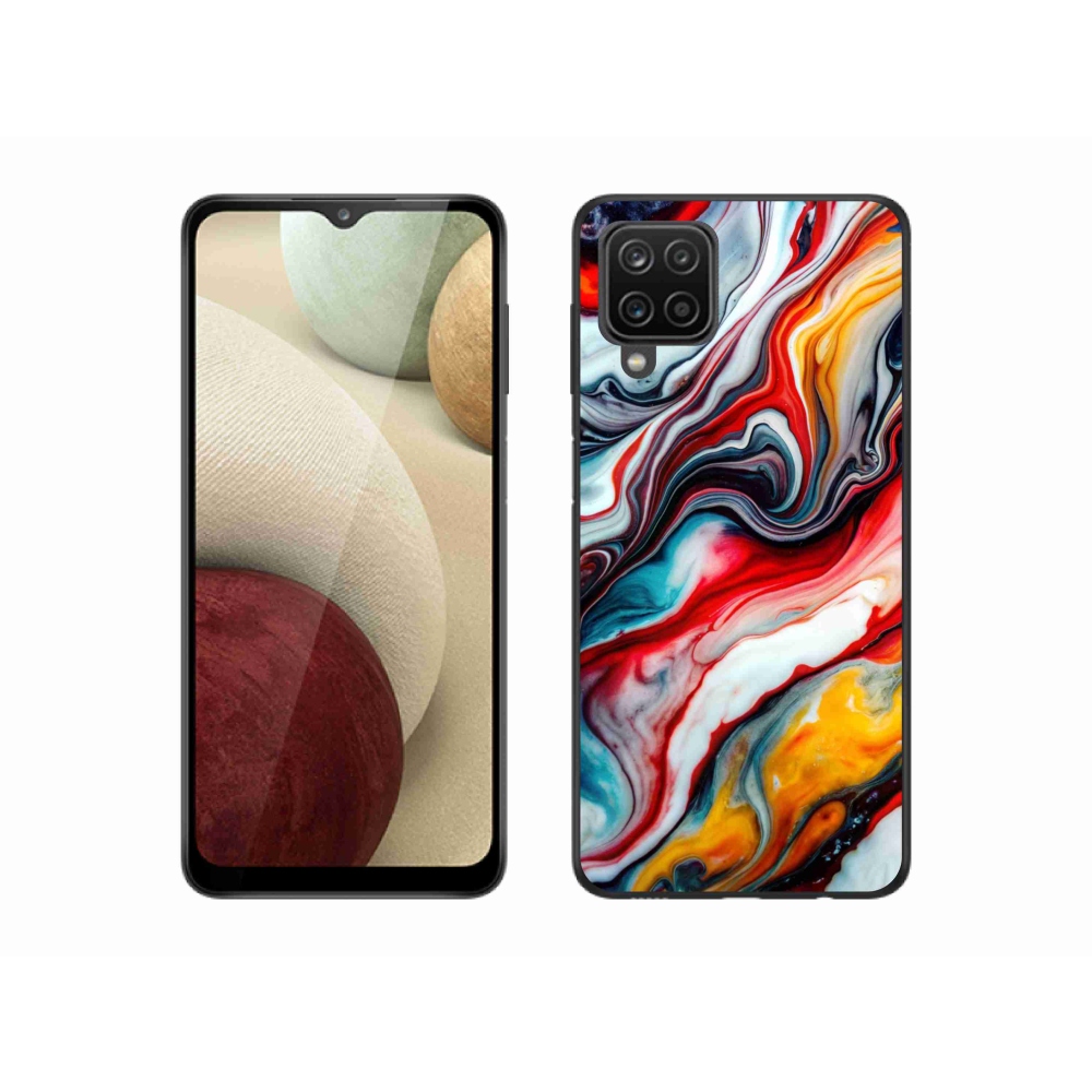 Gélový kryt mmCase na Samsung Galaxy A12 - abstraktný motív 35