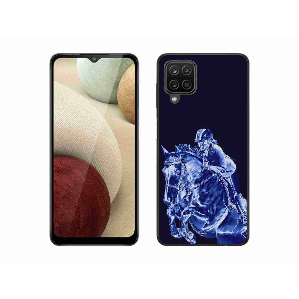Gélový kryt mmCase na Samsung Galaxy A12 - dostihový kôň