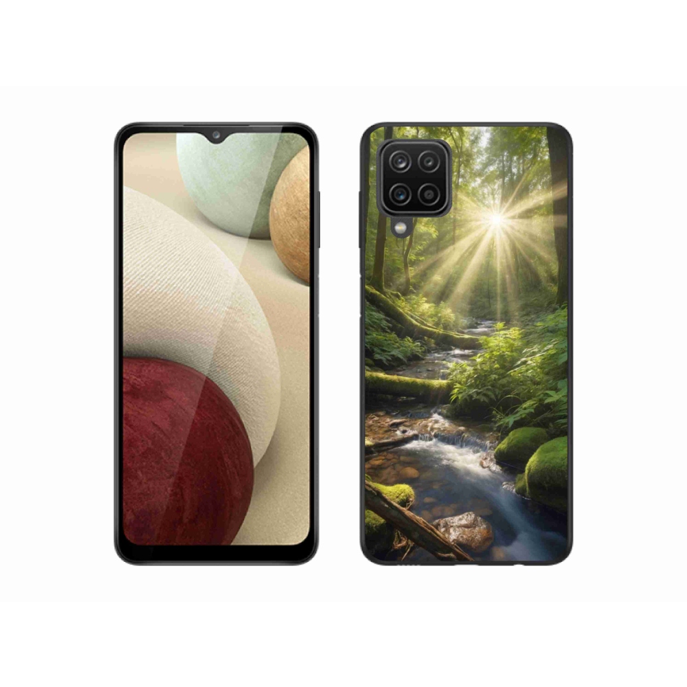 Gélový kryt mmCase na Samsung Galaxy A12 - hlbina lesa