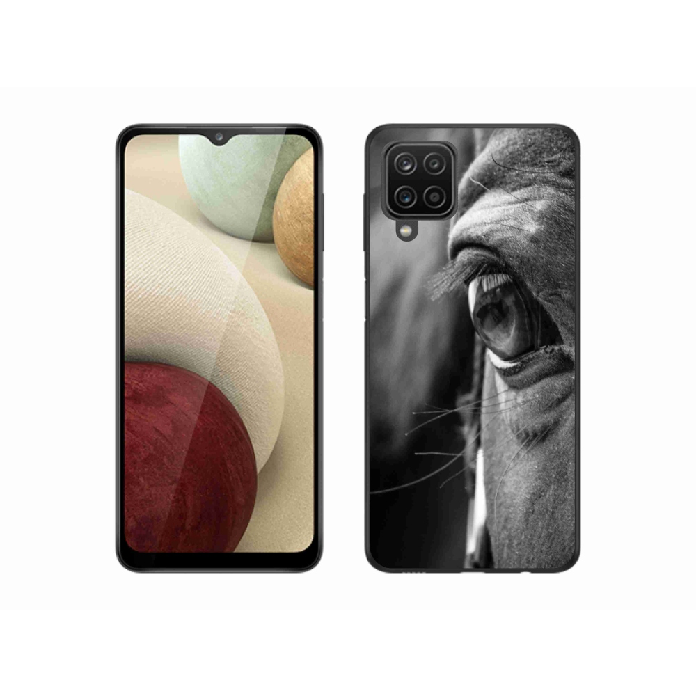 Gélový kryt mmCase na Samsung Galaxy A12 - konský pohľad