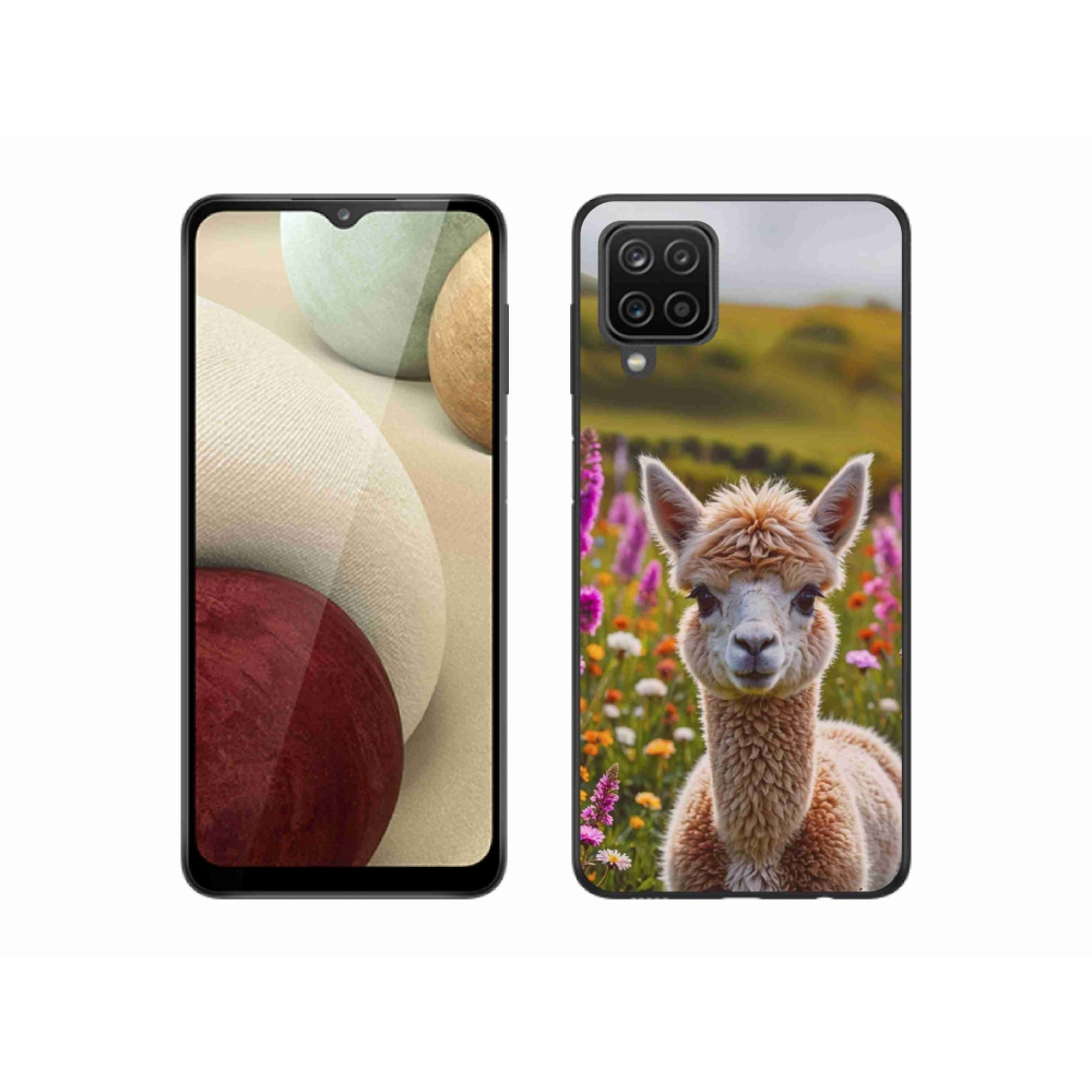 Gélový kryt mmCase na Samsung Galaxy A12 - lama na lúke
