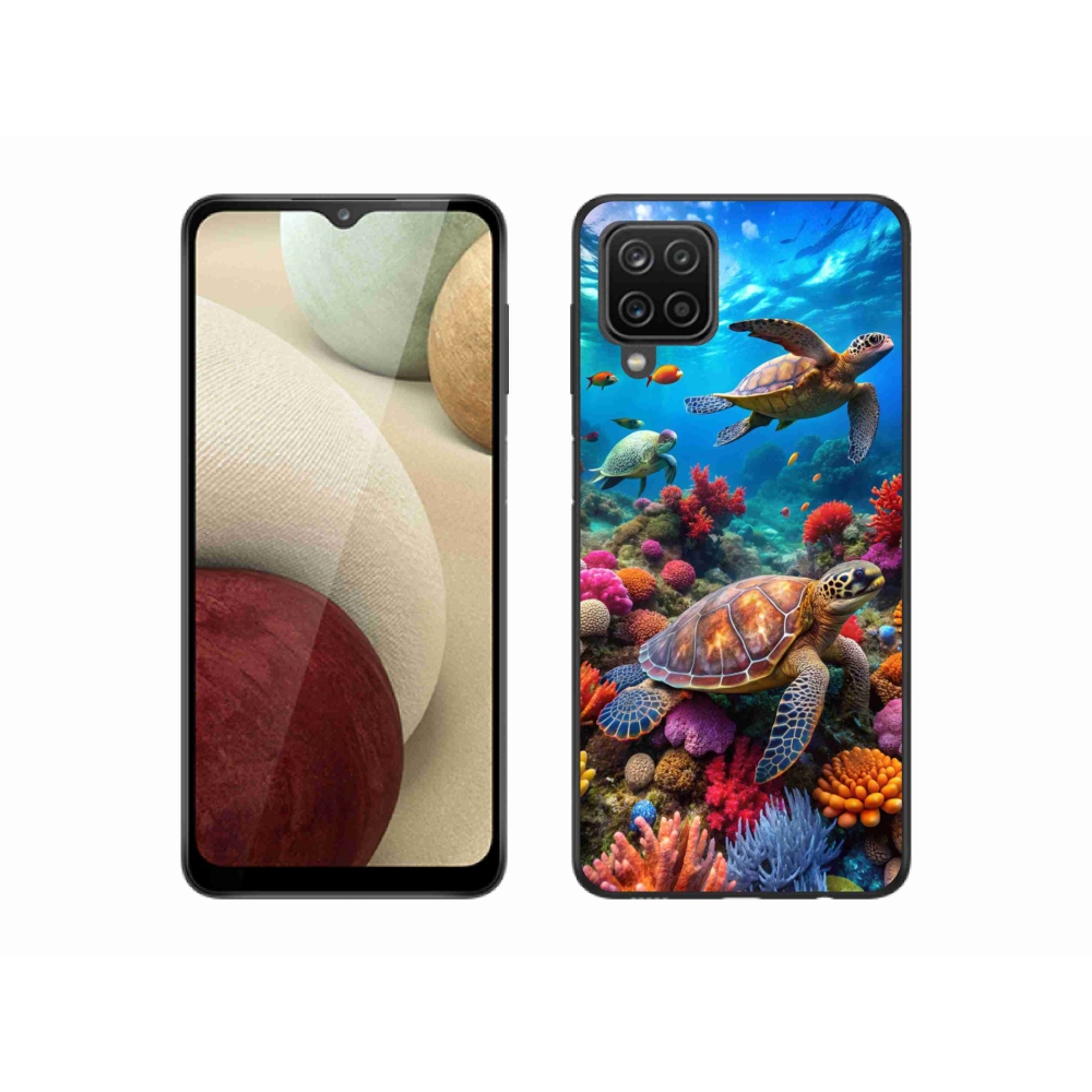 Gélový kryt mmCase na Samsung Galaxy A12 - morský svet 2