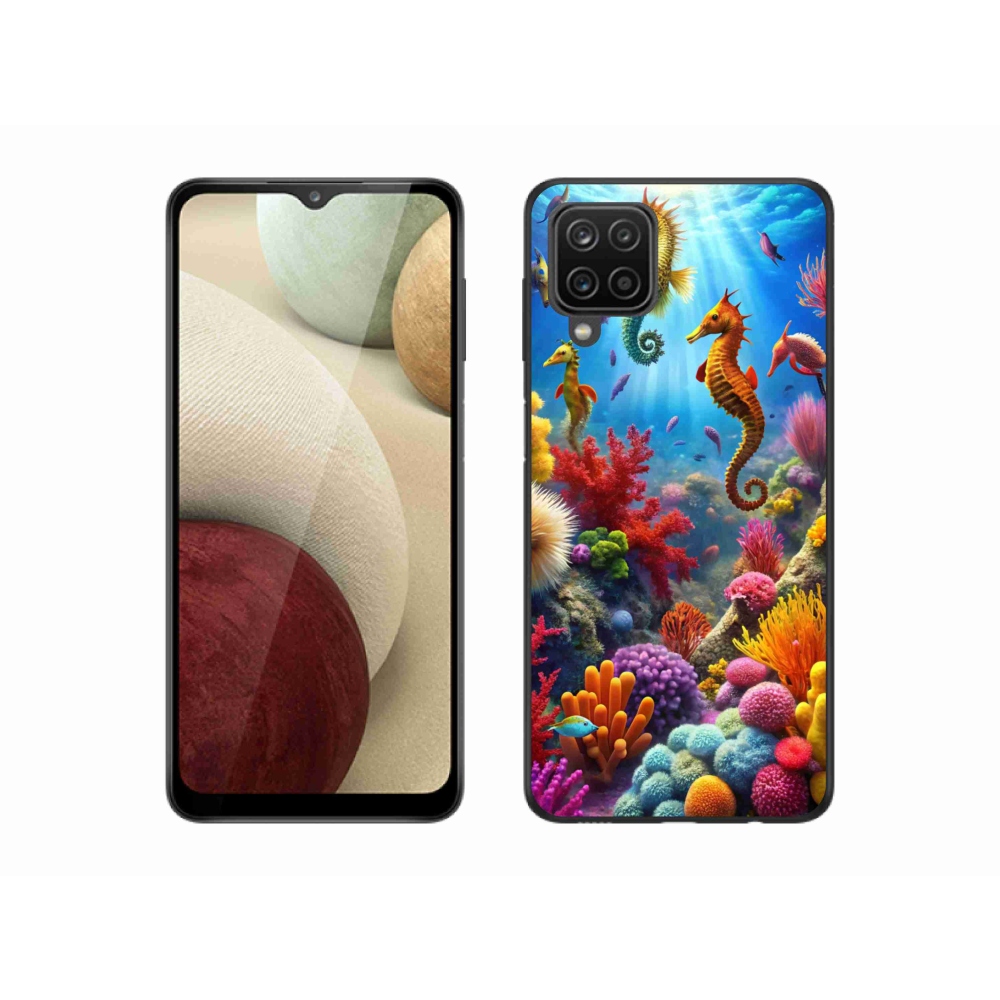 Gélový kryt mmCase na Samsung Galaxy A12 - morský svet 3
