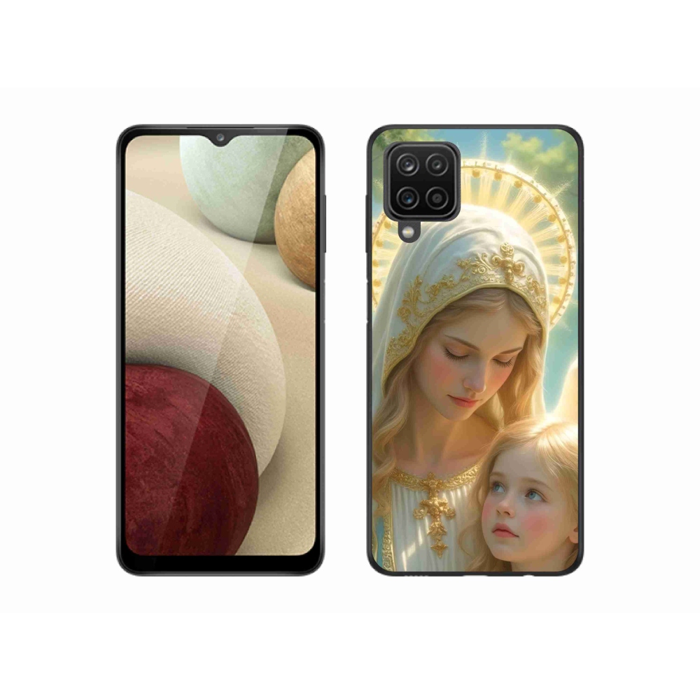 Gélový kryt mmCase na Samsung Galaxy A12 - náboženský motív 2