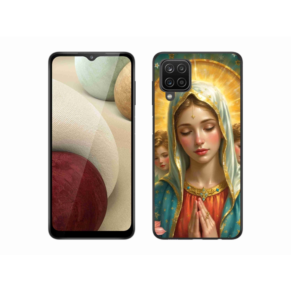 Gélový kryt mmCase na Samsung Galaxy A12 - náboženský motív 3