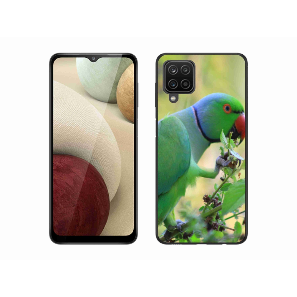 Gélový kryt mmCase na Samsung Galaxy A12 - papagáj alender
