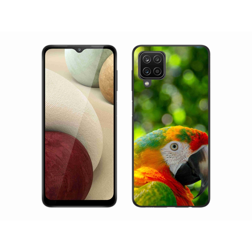 Gélový kryt mmCase na Samsung Galaxy A12 - papagáj ara 3