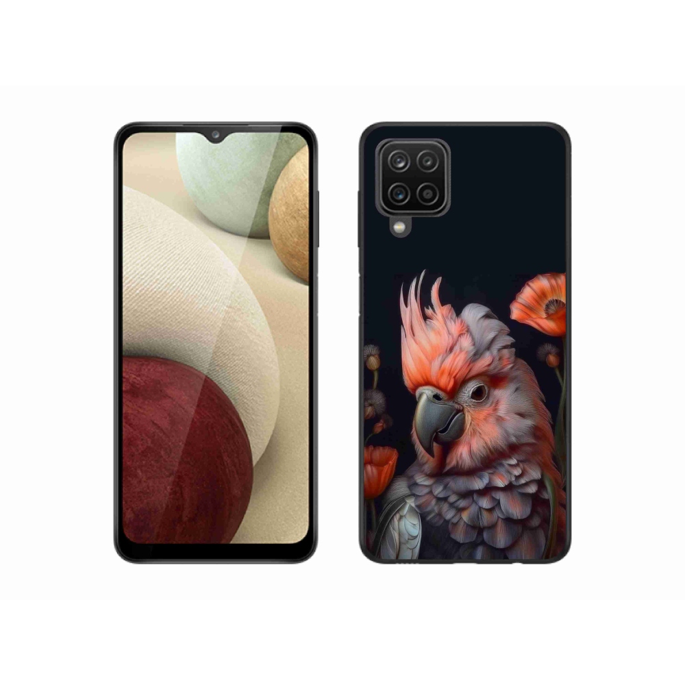 Gélový kryt mmCase na Samsung Galaxy A12 - papagáj kakadu vo farbách