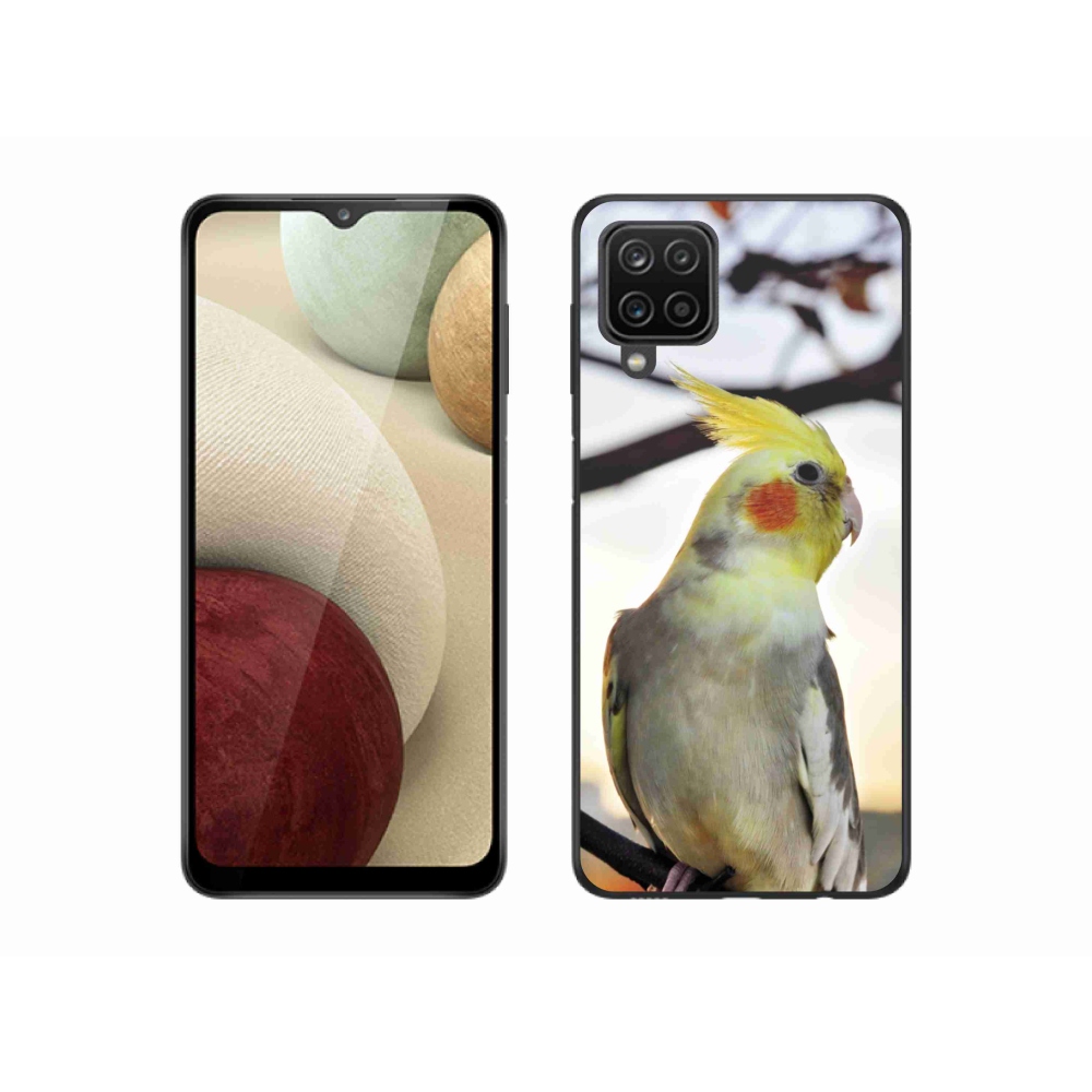 Gélový kryt mmCase na Samsung Galaxy A12 - papagáj korela