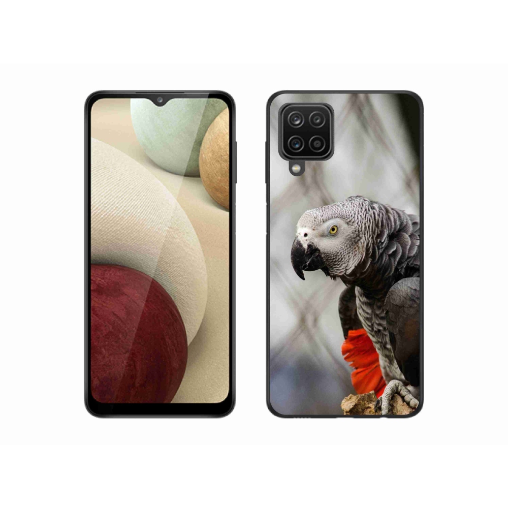 Gélový kryt mmCase na Samsung Galaxy A12 - papagáj žako 3