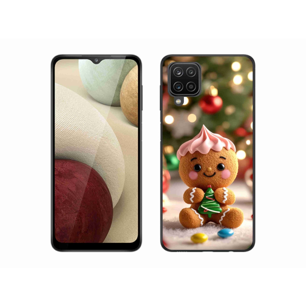 Gélový kryt mmCase na Samsung Galaxy A12 - perníček