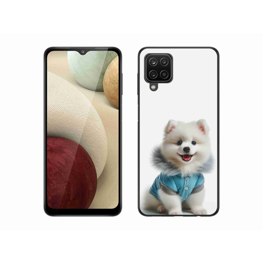 Gélový kryt mmCase na Samsung Galaxy A12 - pomeranian