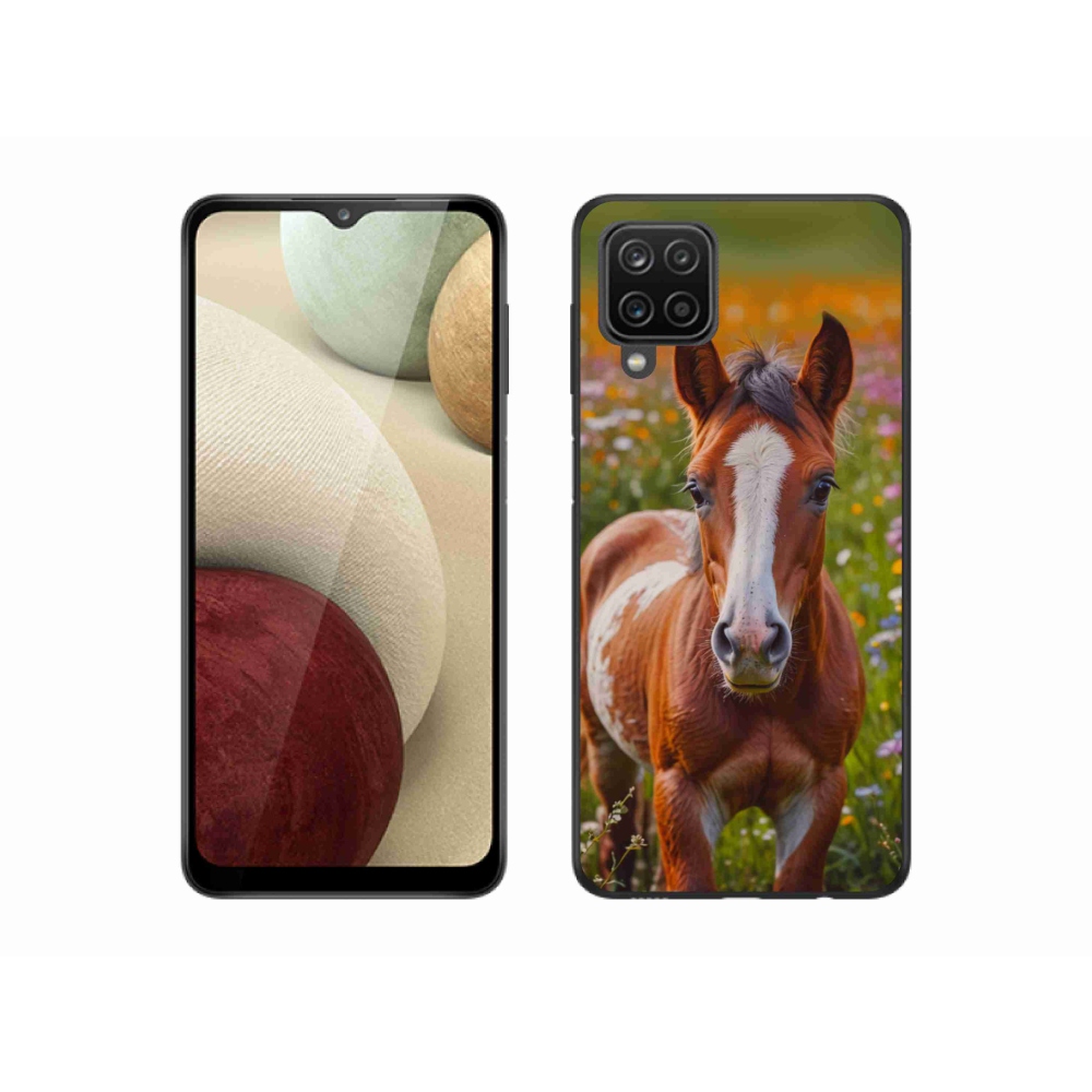 Gélový kryt mmCase na Samsung Galaxy A12 - roztomilé žriebä