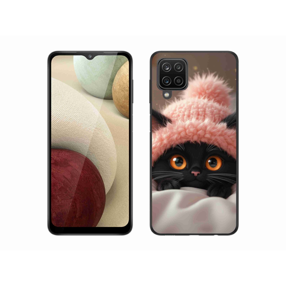 Gélový kryt mmCase na Samsung Galaxy A12 - roztomilé mačiatko 7